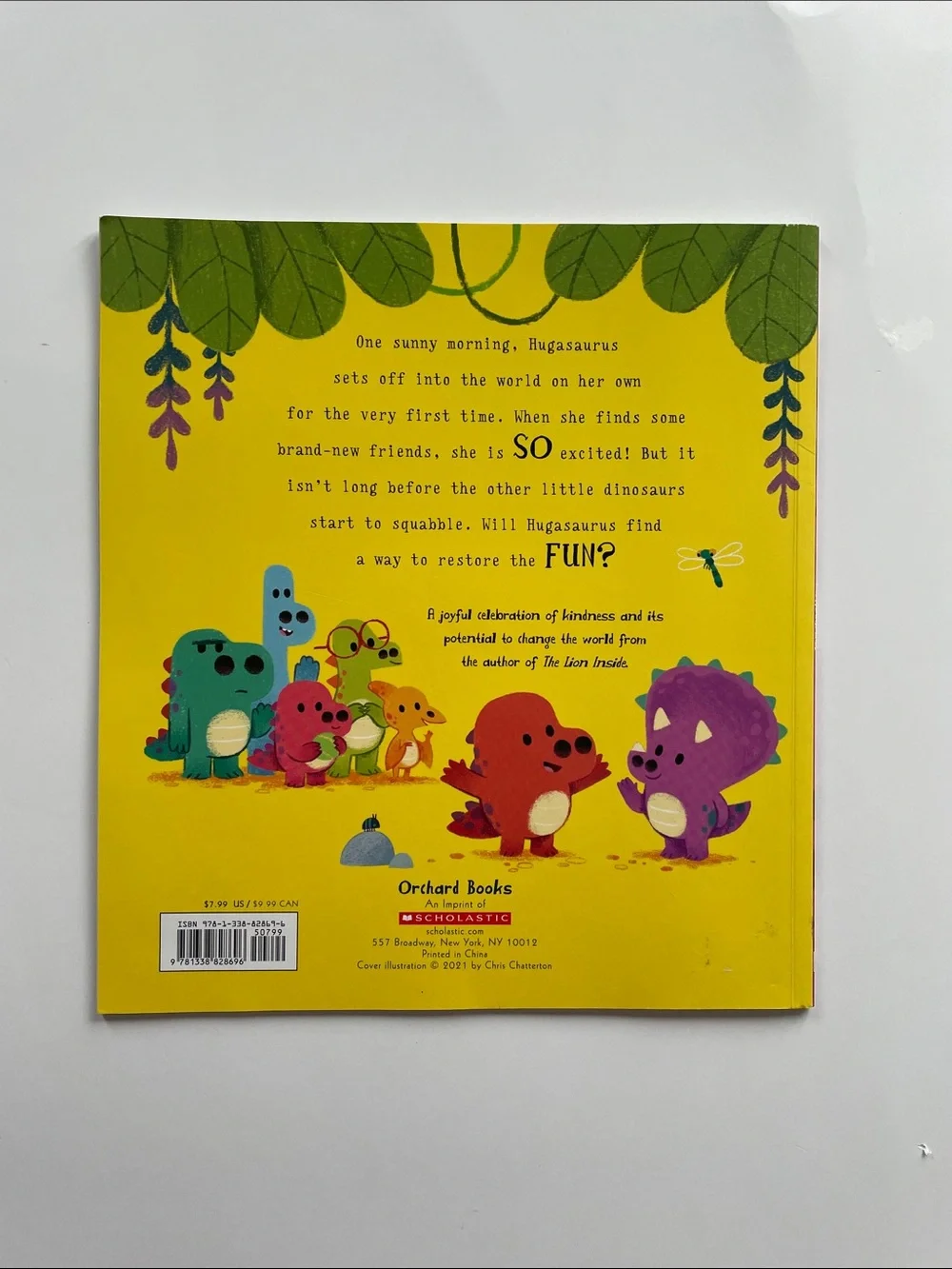๐ 4/$20 The Hugasaurus | Children's Book | Paperback Kids Books - Picture 4 of 4